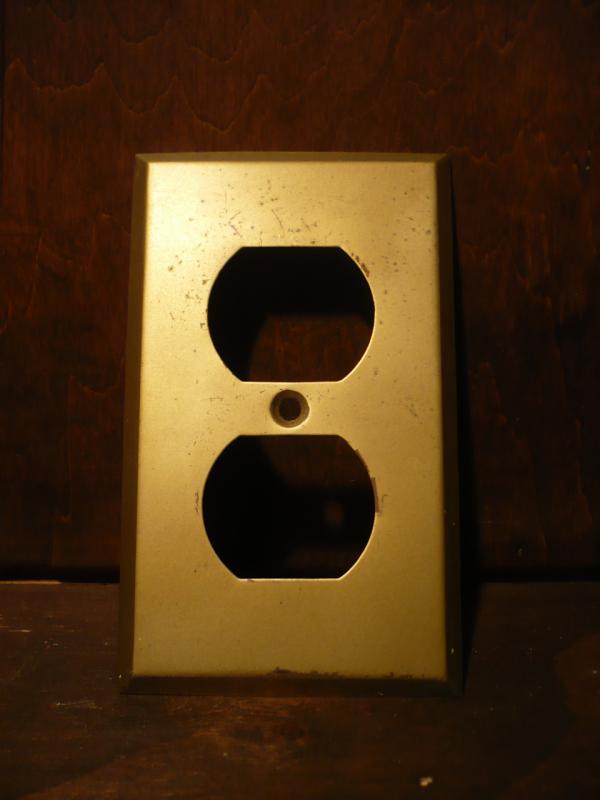 brass switch plate