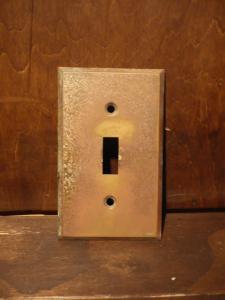 brass switch plate