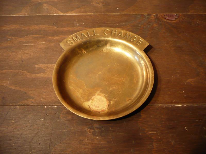 brass change tray