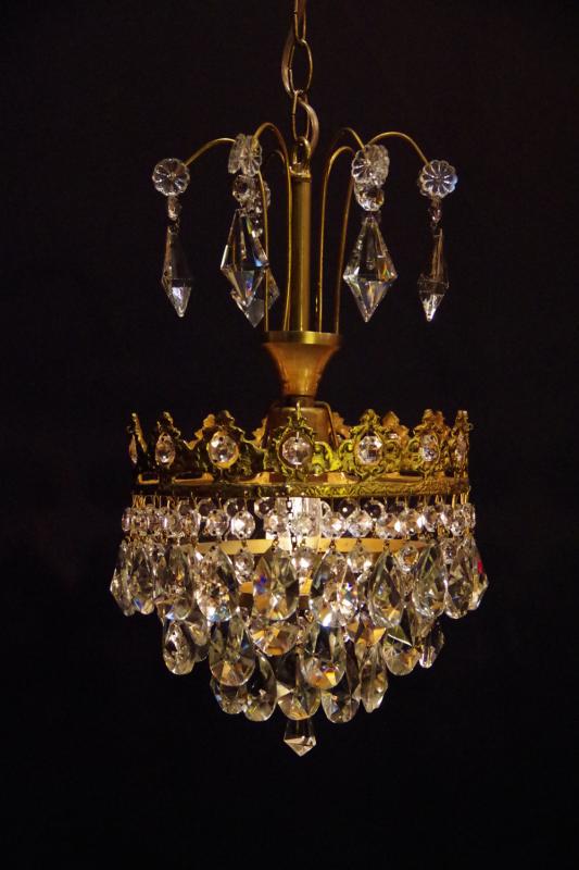French brass cake chandelier 1灯