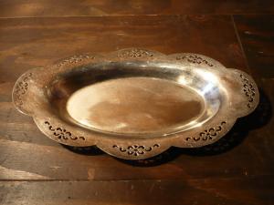 silver tray