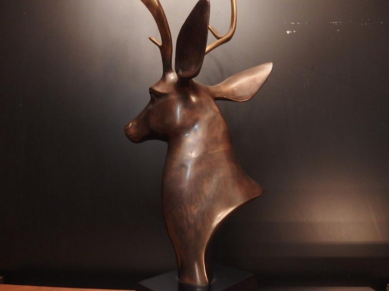 鹿の真鍮オブジェ　USM 1407（5）