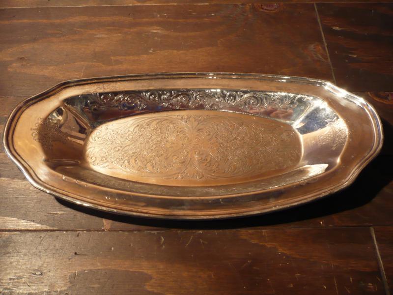 silver tray