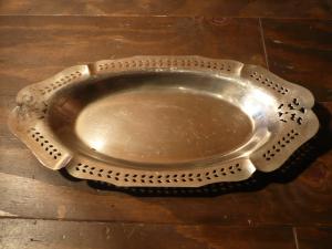 silver tray