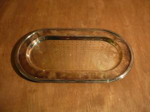 silver tray