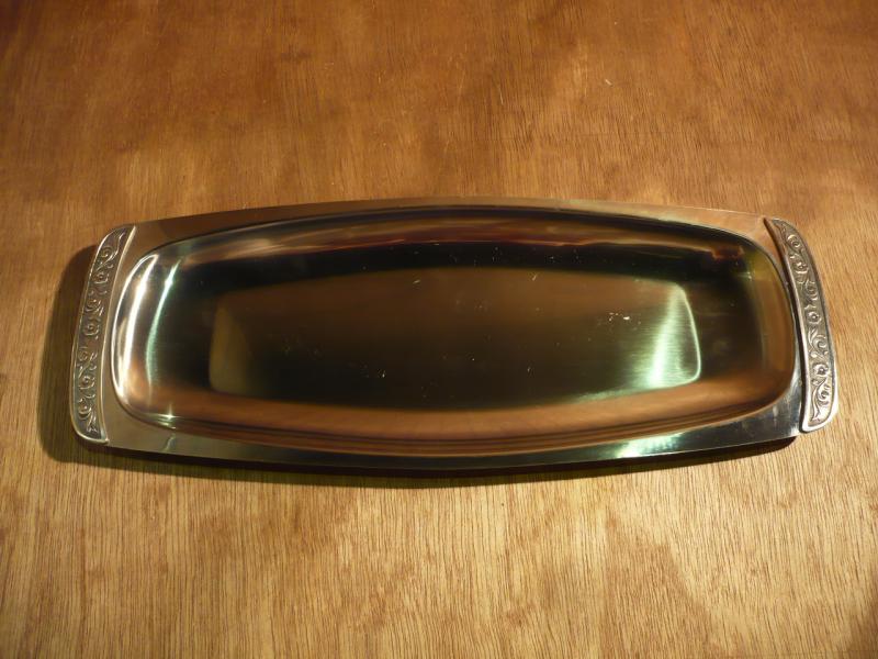 silver tray