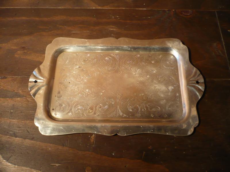 silver tray