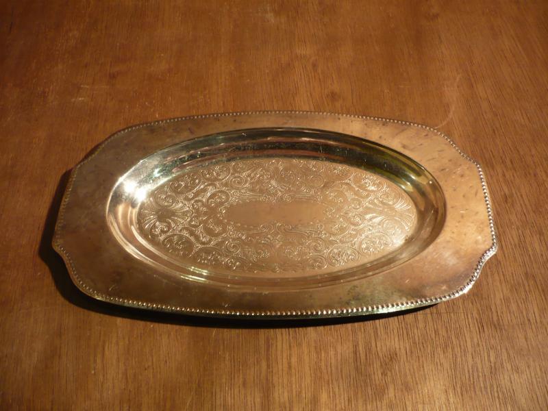 silver tray