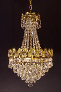 French gold Imperial chandelier 3灯