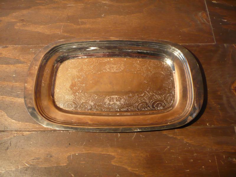 silver tray