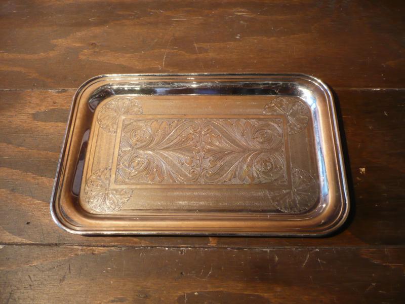 silver tray