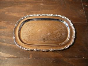 silver tray