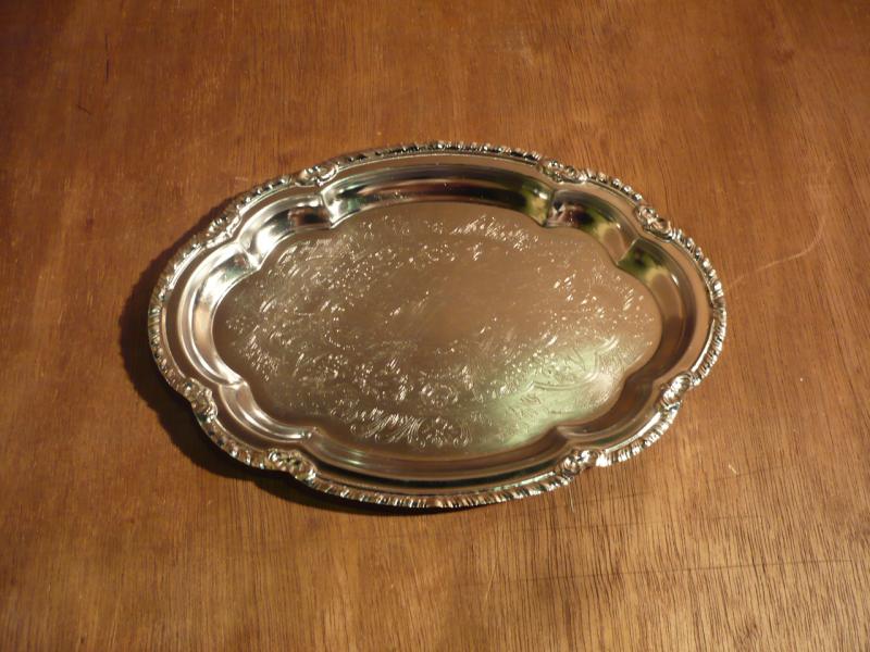 silver tray