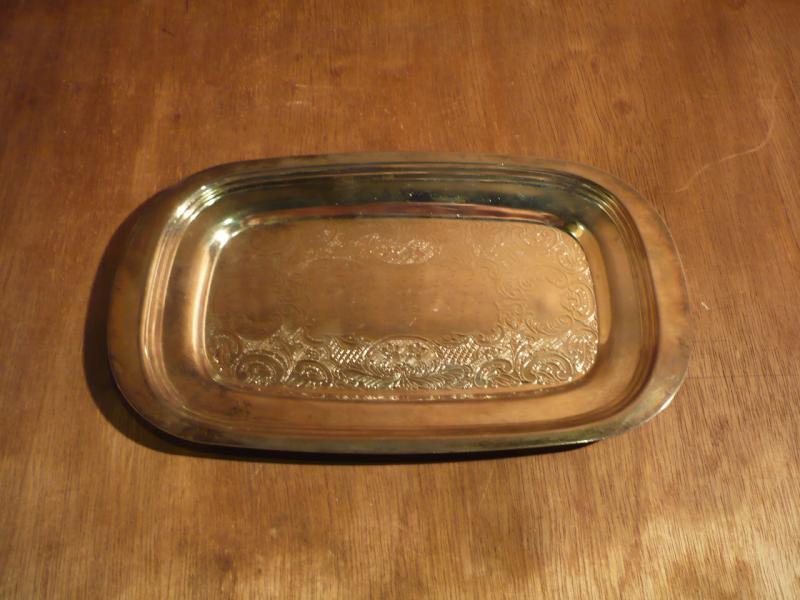 silver tray