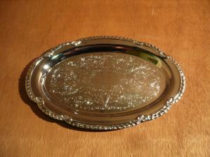 silver tray