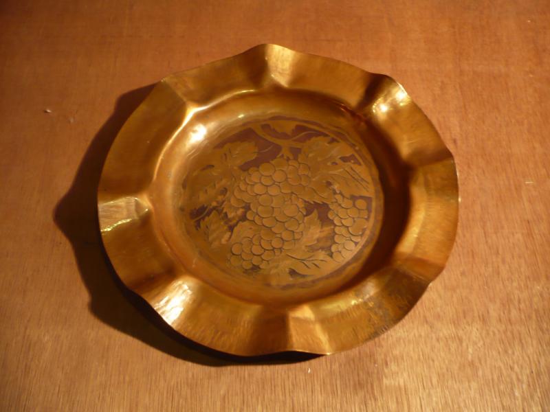 copper grape tray