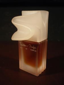 French glass perfume bottle