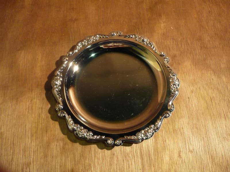 silver tray