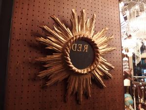 Italian sunburst mirror