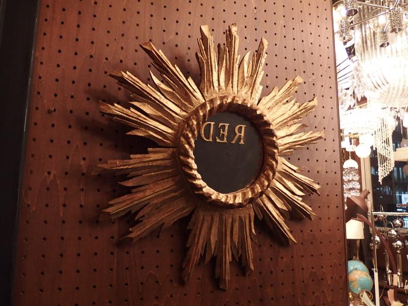 Italian sunburst mirror