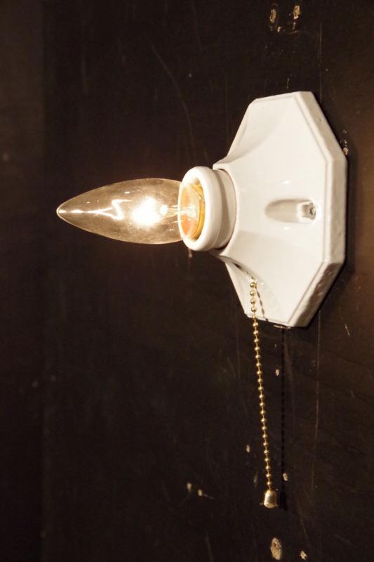 磁器製ウォールブラケット、壁ブラケット照明、ウォールランプ、ライト、レトロ照明　LCB 0337（3）