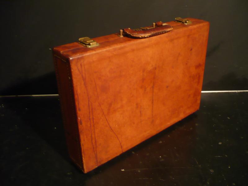 leather trunk case