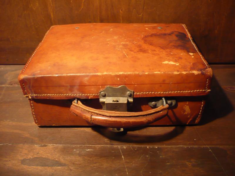アンティークトランクケース 旅行カバン スーツケース 革 レザー LCM 4358