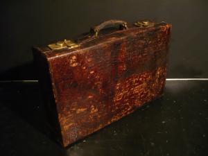 leather trunk case