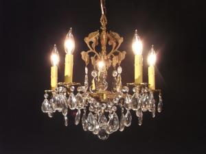 Spanish brass chandelier 5灯