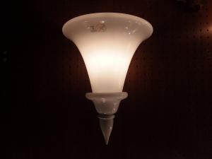 Barovier & Toso White Glass Bracket 1灯