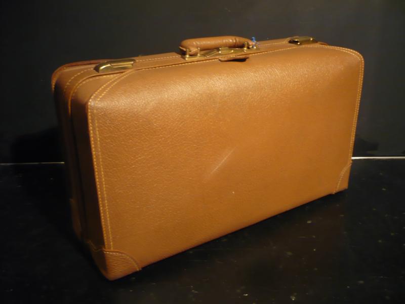 leather trunk case（カギ付！）