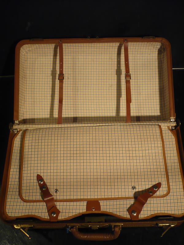 アンティークトランクケース　旅行カバン　スーツケース　革　レザー　LCM 4332（4）