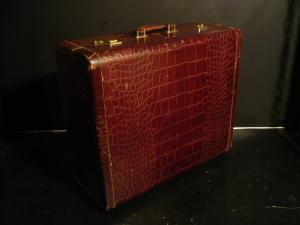 leather trunk case