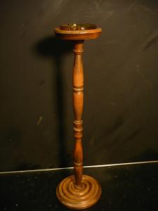 wood ashtray stand