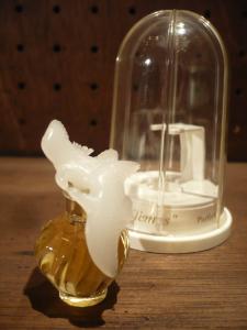 French glass perfume bottle