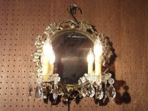 brass mirror wall bracket 2灯