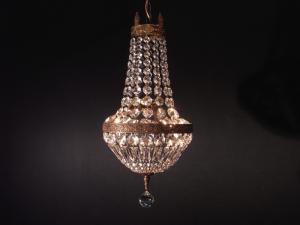 French brass pear chandelier 2灯