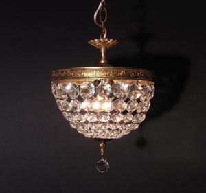 French brass grape chandelier 2灯