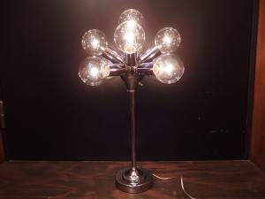 Sputnik chrome table lamp 9灯
