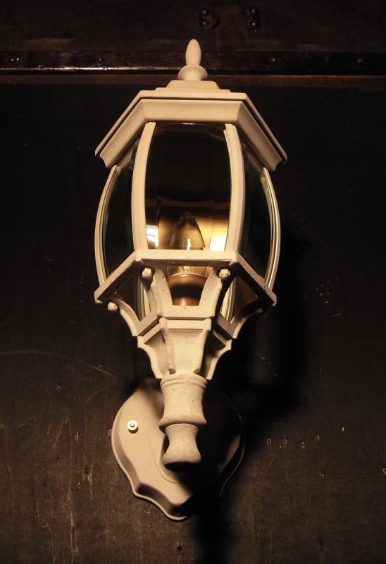 白ランタンウォールブラケット、壁ブラケット照明、ウォールランプ 、ライト　LCB 0373（3）