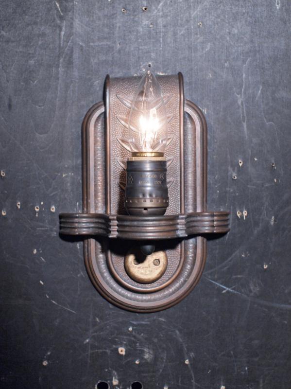古色ウォールブラケット、壁ブラケット照明、ウォールランプ、ライト、レトロ照明　LCB 0407（3）