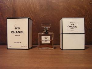 French glass perfume bottle