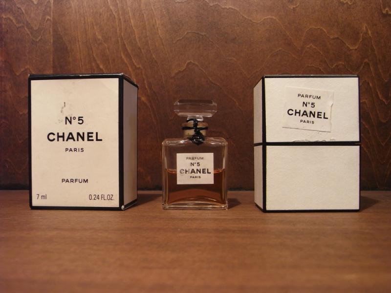 French glass perfume bottle