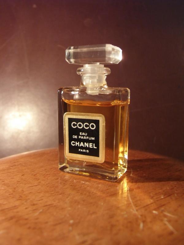 French glass perfume bottle