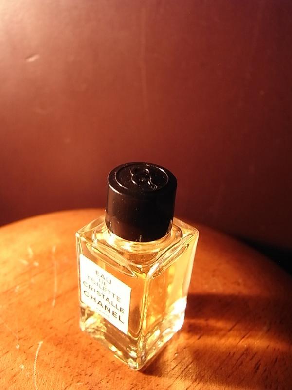 CHANEL CRISTALLE 香水瓶、ミニチュア香水ボトル、ミニガラスボトル、サンプルガラス瓶 LCC 0753(3)