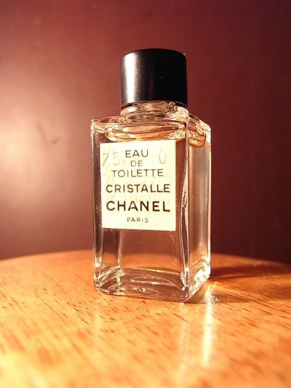 CHANEL CRISTALLE 香水瓶、ミニチュア香水ボトル、ミニガラスボトル、サンプルガラス瓶 LCC 0673(3)