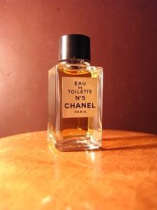 French glass perfume bottle