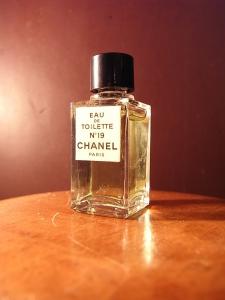 French glass perfume bottle