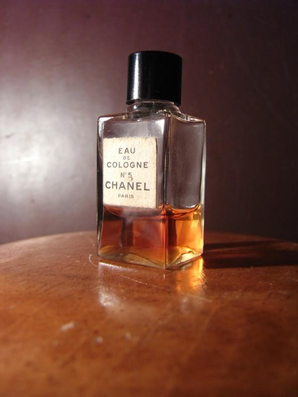 French glass perfume bottle