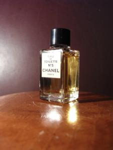 French glass perfume bottle